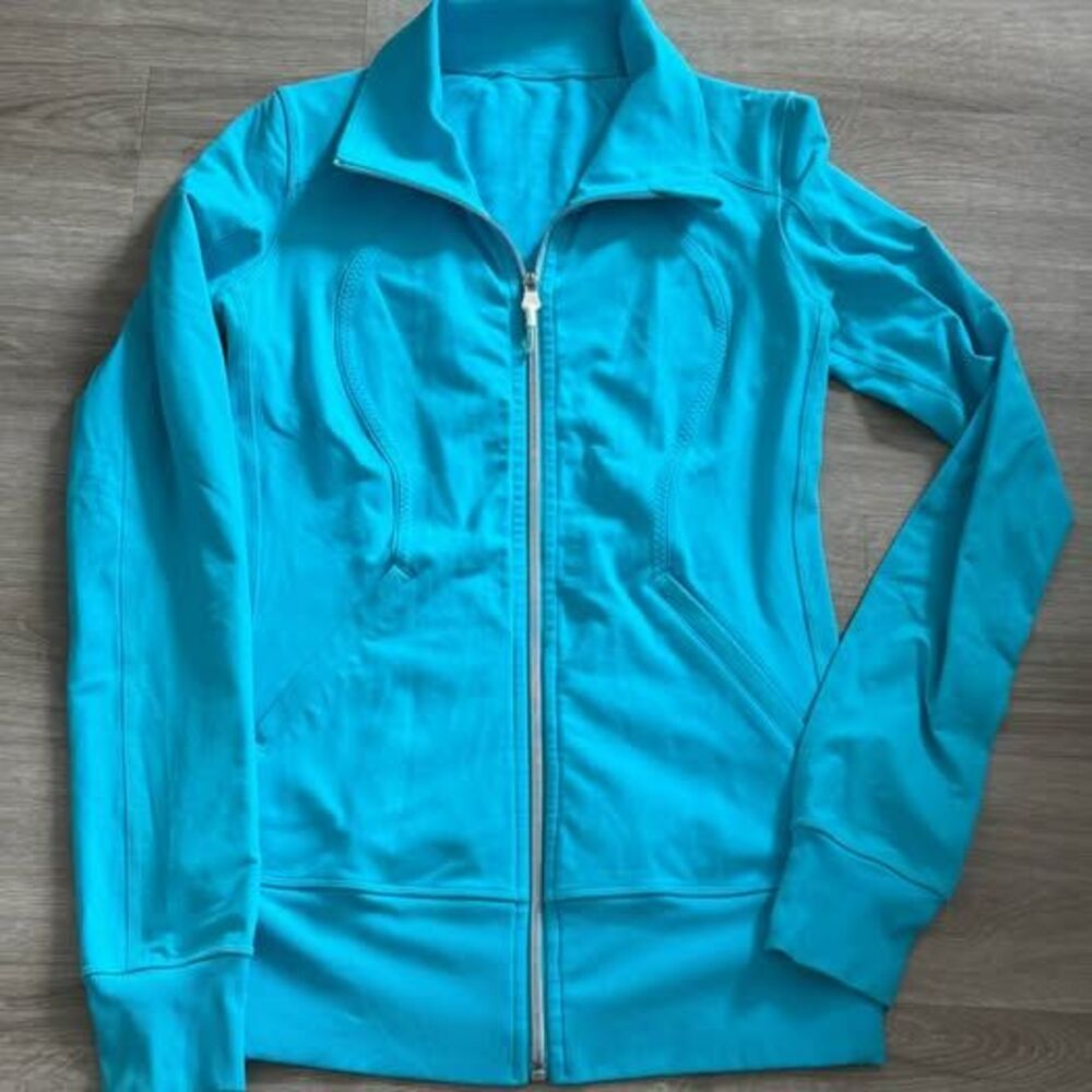 Lululemon Luon Define Jacket - Turquoise Blue - Size 6